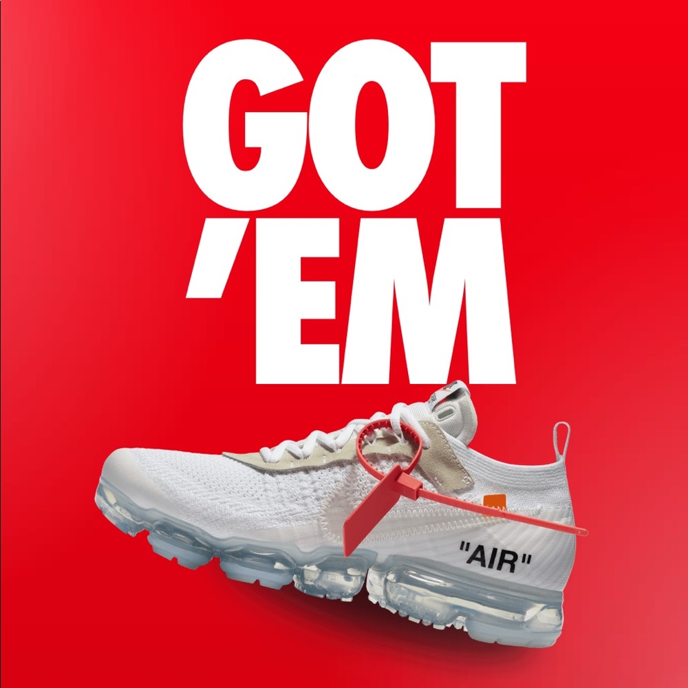 Off-White Vapor Max Size 5